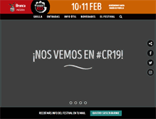 Tablet Screenshot of cosquinrock.net